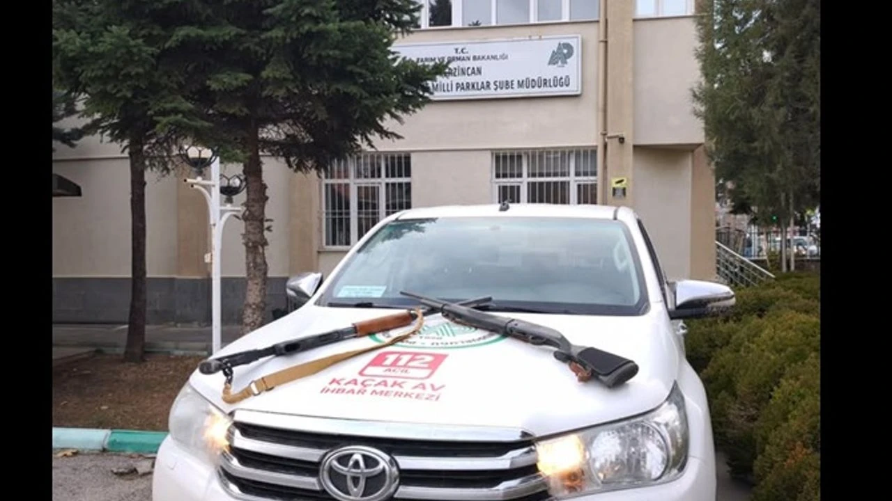 Erzincan’da Kaçak Avcılara Yaklaşık 1 Milyon TL Ceza!